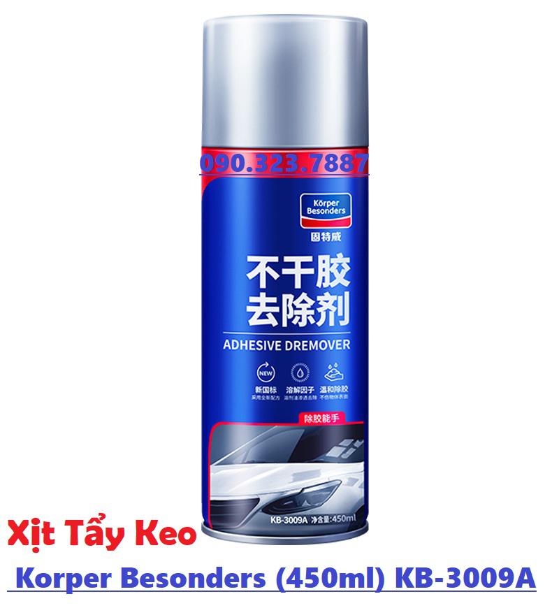 Dung Dịch Tẩy Keo Dạng Xịt  Korper Besonders KB-3009A (450ml) Adhesive Remover