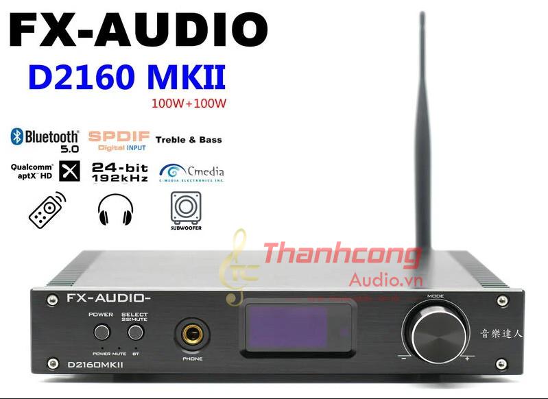 Fx-Audio D2160 MKII, Âm ly  tích hợp dac & Bluetooth 5.0