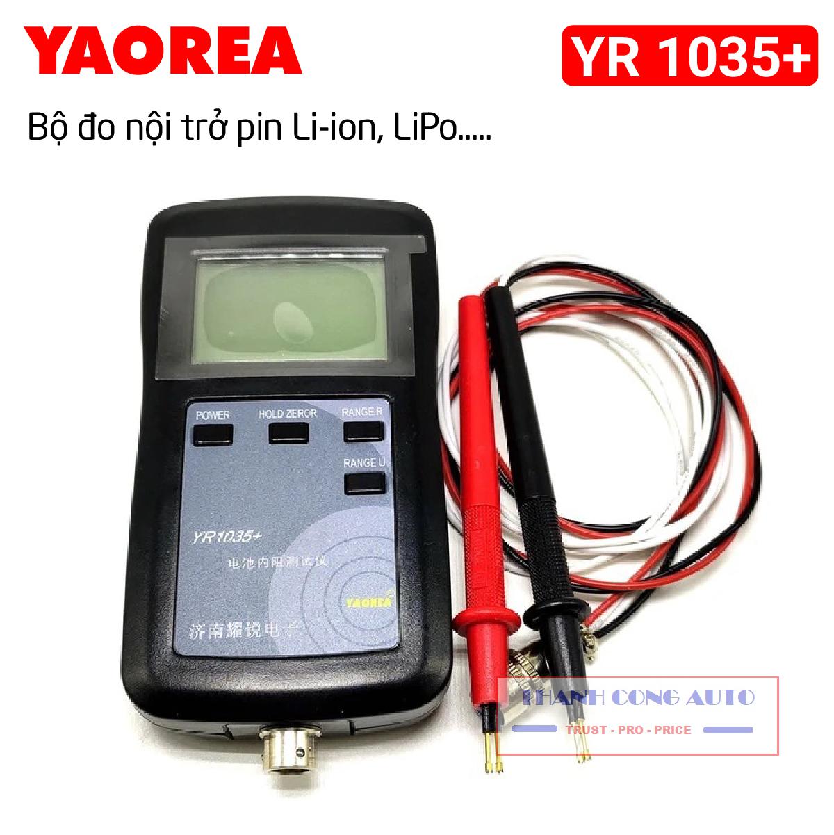 [YR 1035] Máy đo nội trở pin YR1035+ giao diện tiếng anh, độ chính xác cao