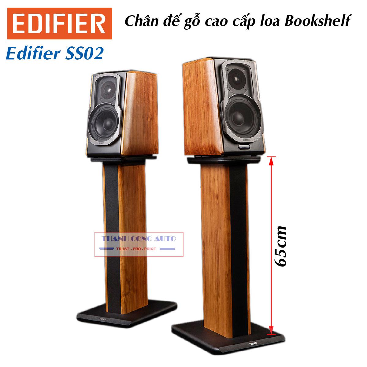 Cặp Chân loa gỗ chính hãng Edifier cao cấp cao 65cm - Đế loa Edifier SS02, S1000/S2000MKII/S3000