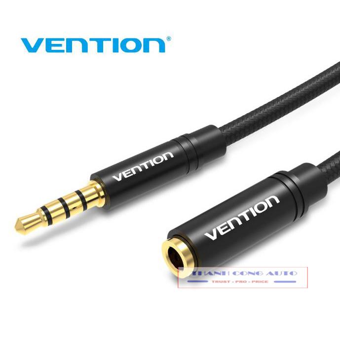 Cáp nối dài âm thanh 3.5mm chính hãng Vention